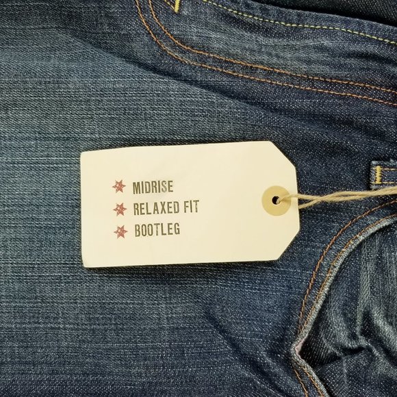 Lucky Brand size 29 Relaxed Bootleg Fit Midrise - Picture 3 of 11